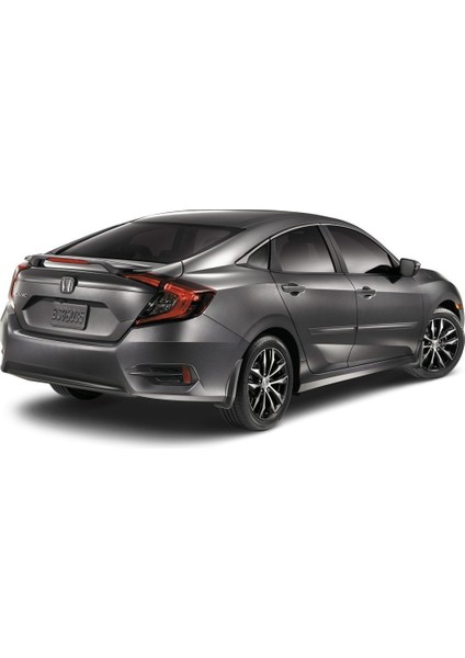 Honda civic fc5 uyumlu bagaj üstü spoiler ışıklı 2016+