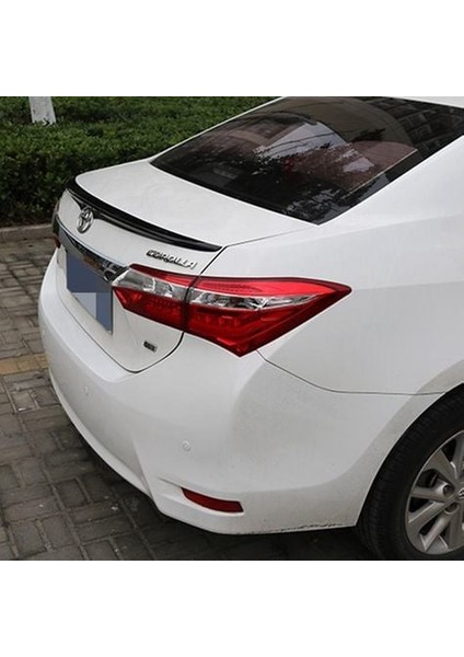 Toyota corolla bagaj üstü spoiler 2013+ siyah boyalı