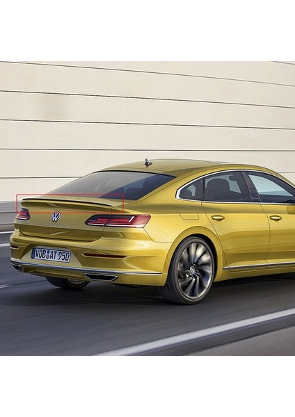 Vw arteon cc bagaj üstü spoiler siyah boyalı