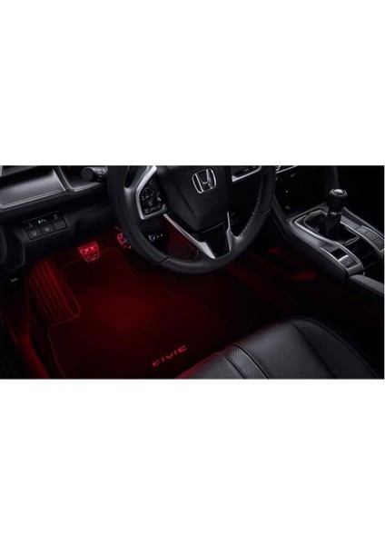 Honda civic fc5 uyumlu aydınlatma paketi kırmızı 2016+