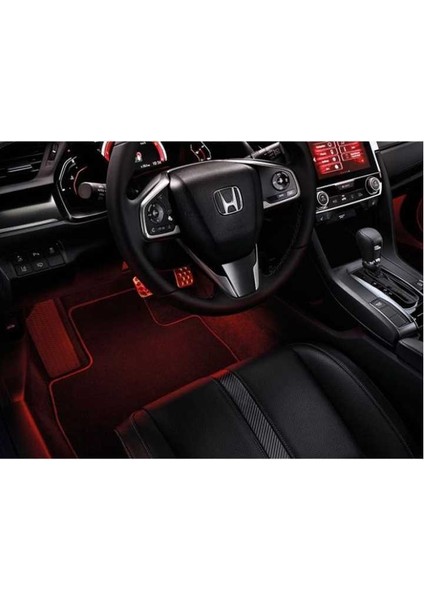 Honda civic fc5 uyumlu aydınlatma paketi kırmızı 2016+ modelleri