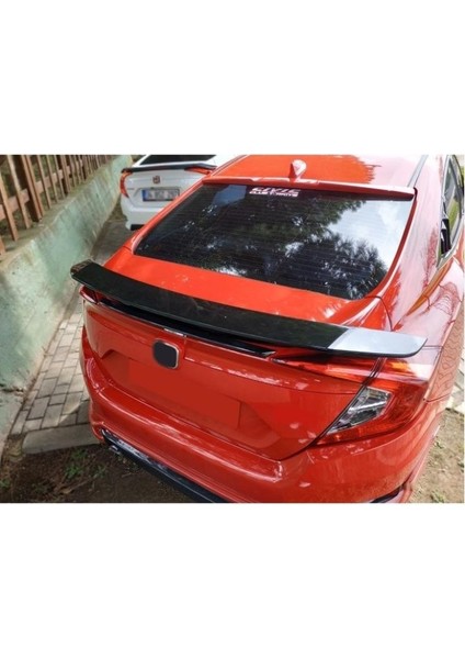 Honda civic fc5 uyumlu turbo bagaj üstü spoiler ışıksız boyasız 2016+