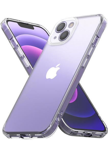 Apple iPhone 13 Mini Kılıf Kamera Korumalı Silikon Kapak - Şeffaf