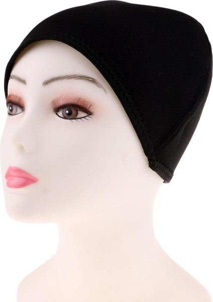 Erkekler 2mm Elastik Beanie Tüplü Dalış Sörf Sörf Kaymak Rafting Kano L 57 Ila 61 cm. Siyah (Yurt Dışından)