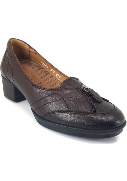 Forelli Perla 57204 Topuklu Deri Klasik Kadın Ayakkabı