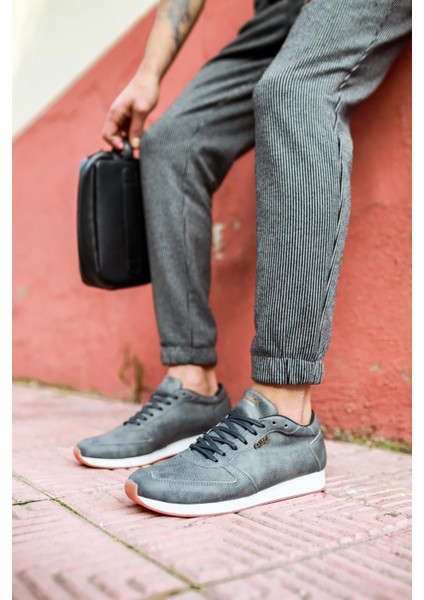 Günlük Gri Deri Erkek Sneakers fiyatları
