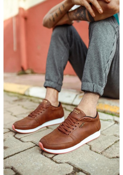 Günlük Taba Deri Erkek Sneakers modelleri