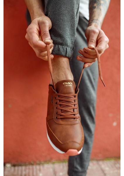 Günlük Taba Deri Erkek Sneakers indirimleri