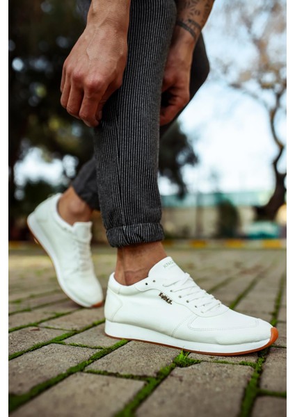 Günlük Beyaz Deri Erkek Sneakers fırsatları