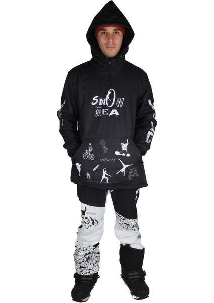 Compass Snowboard Montu Takımı, Snowsea SS7920, Erkek Kayak Mont ve Pantolon Takımı