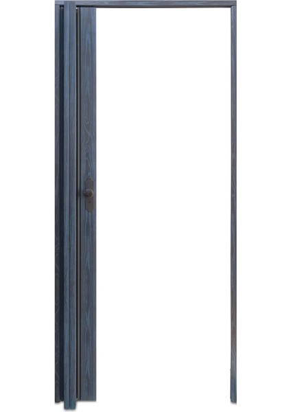 160 x 215 Antrasit Renk Camsız Pvc Akordiyon Katlanır Kapı - Frnakmodel-32 fırsatları
