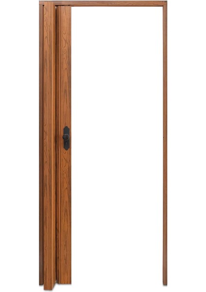 130 x 215 Ceviz Renk Camlı Pvc Akordiyon Katlanır Kapı - Frnakmodel-60 fırsatları