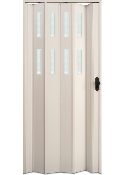 145 x 215 Beyaz Renk Camlı Pvc Akordiyon Katlanır Kapı - Frnakmodel-63 fiyatları