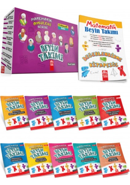 Matematik Öyküleri Beyin Takımı 10'lu Hikaye Seti