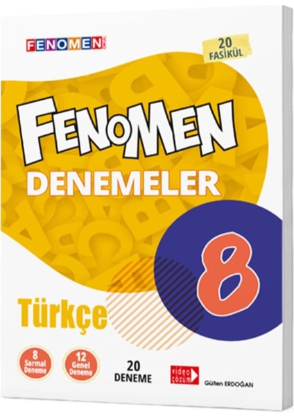 Fenomen Yayıncılık 8 Sınıf Fenomen Türkçe Denemeleri