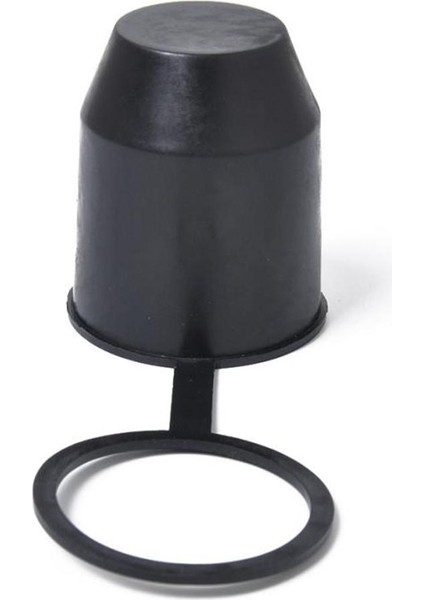 50Mm Araba Towbar Towball Tavuk Çekme Top Çekme Koruyucu Kapak Black03 (Yurt Dışından)