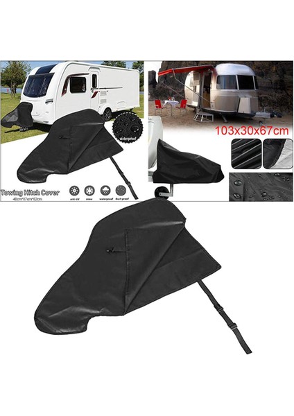 Ayarlanabilir Çekme Hitch Kapak Koruması 103X30X67Cm (Yurt Dışından)
