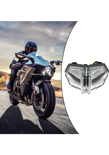 Motosiklet Led Arka Lamba Değiştirme Entegre Dönüş Sinyalleri Açık (Yurt Dışından) indirimleri