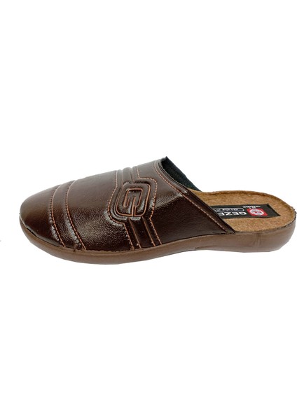 13689 Deri Termal Kumaş Erkek Terlik fiyatları