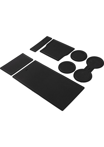 Orta Konsol Astar Paspaslar Bardağı Tutucu Ekler Kiti Siyah Için Uygun (Yurt Dışından)