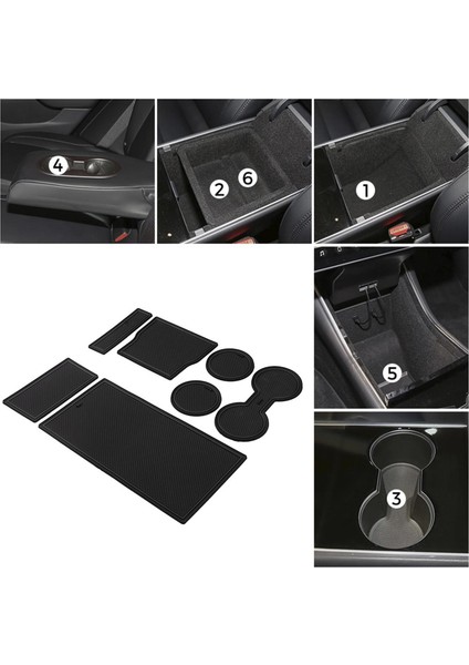 Orta Konsol Astar Paspaslar Bardağı Tutucu Ekler Kiti Siyah Için Uygun (Yurt Dışından) modelleri