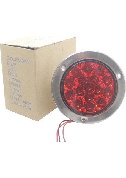 Led Kuyruk Işıkları Araba Römork Temiz Lens Kırmızı Için 16 Land Lambalar (Yurt Dışından) fiyatları