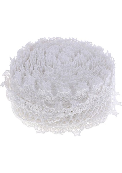 Işlemeli Dantel Trim Dantel Kurdele 3 "x 15 Metre Çiçek Çiçek Deseni (Yurt Dışından)