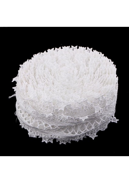 Işlemeli Dantel Trim Dantel Kurdele 3 "x 15 Metre Çiçek Çiçek Deseni (Yurt Dışından)
