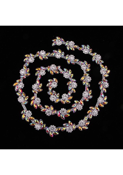 1yard Boncuklu Rinestone Zinciri Şerit Trim Dikiş Zanaat Kırmızı (Yurt Dışından) fiyatları