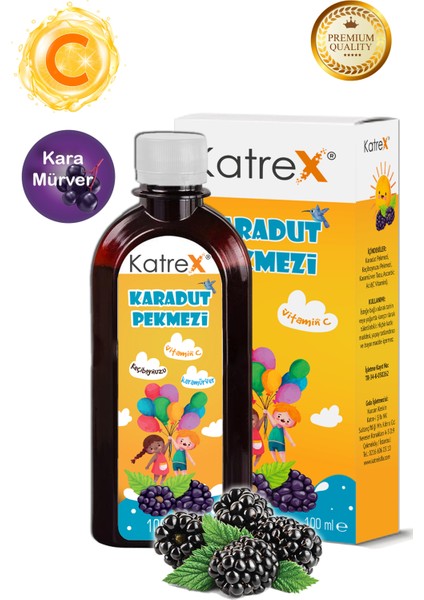 C Vitaminli Karmaürver Destekli Karadut Pekmezi Karışımı - 100 ml