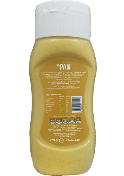 Dr Pan Hardal Sosu 260 gr