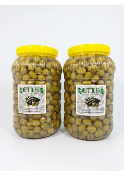 İzmir Çili Cinsi Kırma Tatlanmış Zeytin 2'li Paket 3 Kg+3 Kg