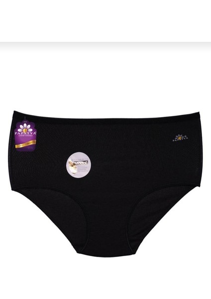 1851 Yüksek Bel Modal Külot Siyah 12 Li