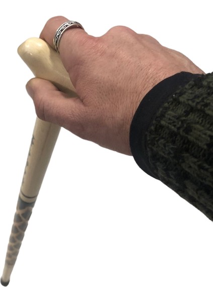 Ahşap Cilalı Desenli Baston modelleri