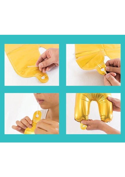 Folyo Harf U Gold Balon 40CM ( 16 Inç ) modelleri