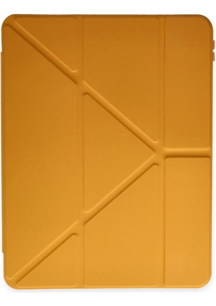 Apple Ipad 10. Nesil 2022 10.9 Inç Kılıf Kalem Bölmeli Silikon Standlı Kılıf Origami modelleri