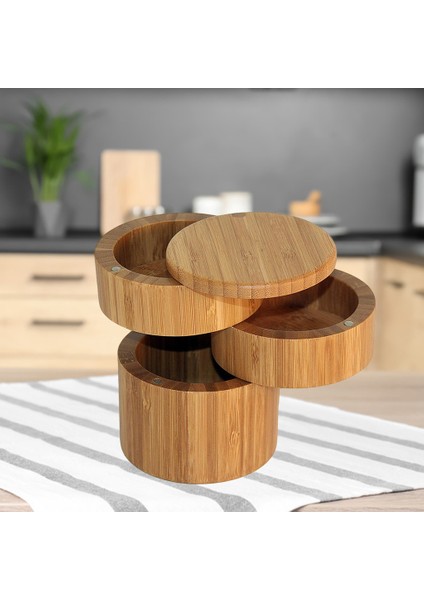 Taşınabilir Bambu Baharat Saklama Kutusu Biber Kutu Tuz Baharat Tut Tutucu (Yurt Dışından) fiyatları