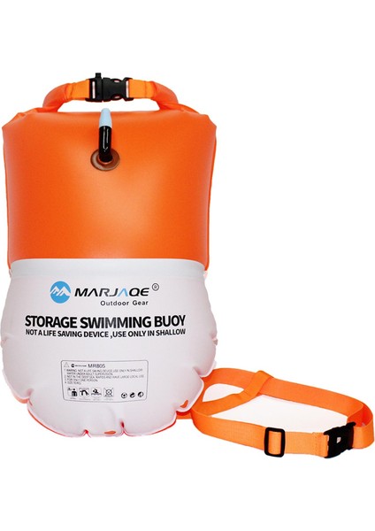 Yüzme Güvenliği Yüzme Float Tow 20L Yüzücüler Için Turuncu (Yurt Dışından)