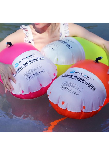 Yüzme Güvenliği Yüzme Float Tow 20L Yüzücüler Için Turuncu (Yurt Dışından)