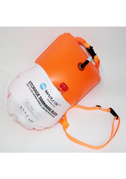 Yüzme Güvenliği Yüzme Float Tow 20L Yüzücüler Için Turuncu (Yurt Dışından)