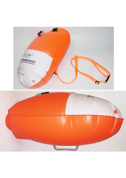 Yüzme Güvenliği Yüzme Float Tow 20L Yüzücüler Için Turuncu (Yurt Dışından)