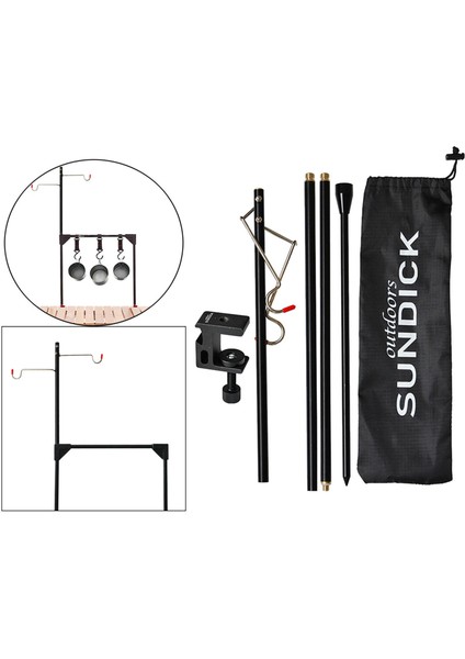 Kamp Fener Standı Hafif Alaşım Lambası Kutupları Askı Tutucu Set (Yurt Dışından) modelleri