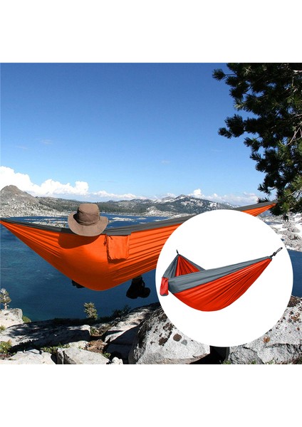 Kamp Hammocks Portakallı Açık Iç Mekan Için Taşınabilir Çift Hamak (Yurt Dışından) fırsatları