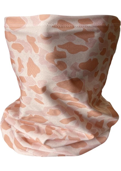 Yüz Motosiklet Bisiklet Boynu Gaiter Güneş Koruma Turuncu (Yurt Dışından)