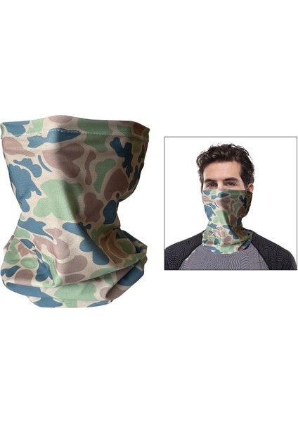 Yüz Motosiklet Bisiklet Boynu Gaiter Güneş Koruma Mavi (Yurt Dışından)