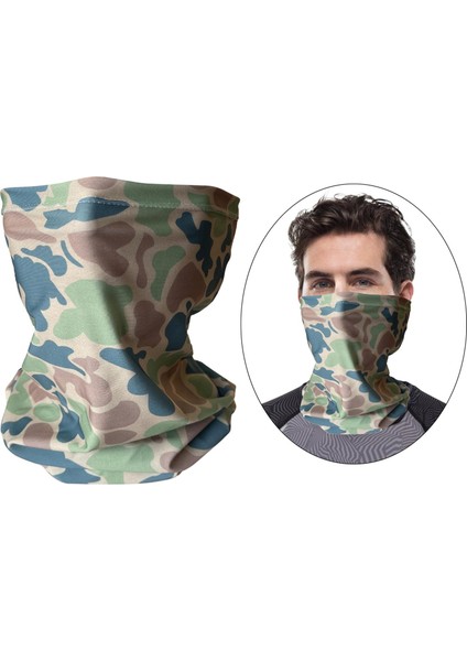 Yüz Motosiklet Bisiklet Boynu Gaiter Güneş Koruma Mavi (Yurt Dışından)