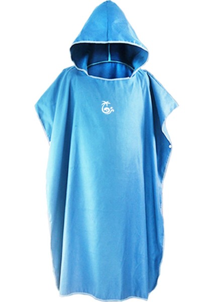Sörf Poncho Değiştiren Cobre Wetsuit Ön Cep Havlu Plaj Orta Mavi (Yurt Dışından) fiyatları