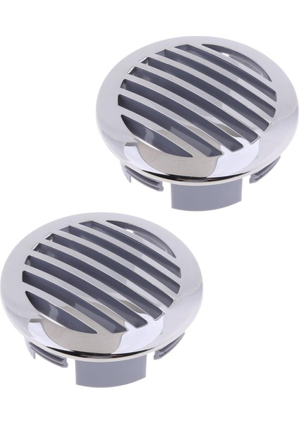 2Pcs Rv Deniz Botu 3 "76Mm Paslanmaz Çelik Yuvarlak Havalandırma 81932Ss-Hp 2Pcs (Yurt Dışından)