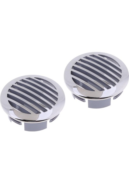 2Pcs Rv Deniz Botu 3 "76Mm Paslanmaz Çelik Yuvarlak Havalandırma 81932Ss-Hp 2Pcs (Yurt Dışından)