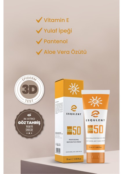 Profesyonel Amaçlı Onarıcı, Güneş Kremi Spf 50+ 75 ml - Professional Restorative Cream modelleri